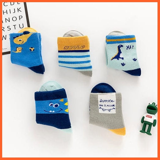 whatagift.com.au kids socks 5Pairs/lot  Baby Winter Warm Kids Socks | Cute Girls Cartoon Animal Kids Socks