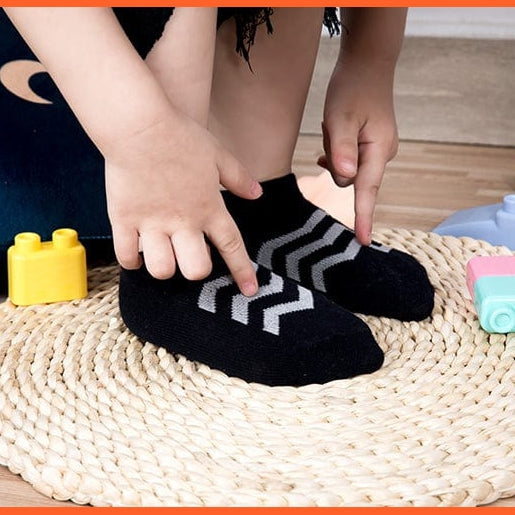 whatagift.com.au kids socks 5Pairs/lot Cute Lovely Baby Sock | Red Heart Wave Cotton Mesh Cute Newborn Socks