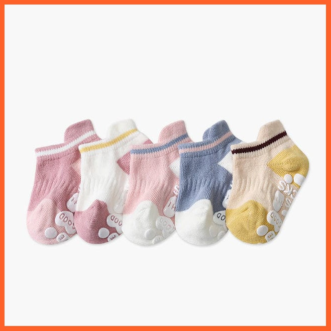 whatagift.com.au kids socks 5Pairs No2 / 9-12Years old 5Pairs/lot Infant Baby Socks | Cotton Mesh Cute Newborn Toddler Non-slip Socks