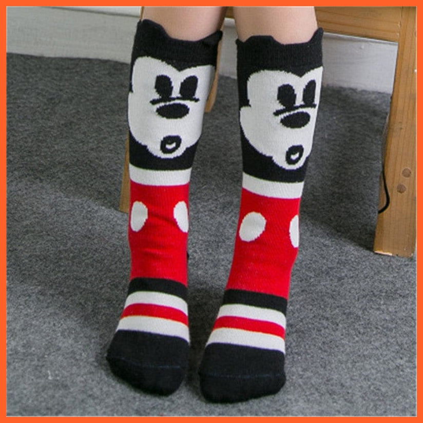 whatagift.com.au kids socks Animal Baby kids Cotton Knee High Long Leg Warmers Cute unisex Toddler Socks