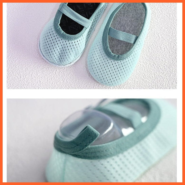 whatagift.com.au kids socks Baby Socks with Rubber Soles | Infant Newborn Summer Anti Slip Soft Sole Mesh Socks