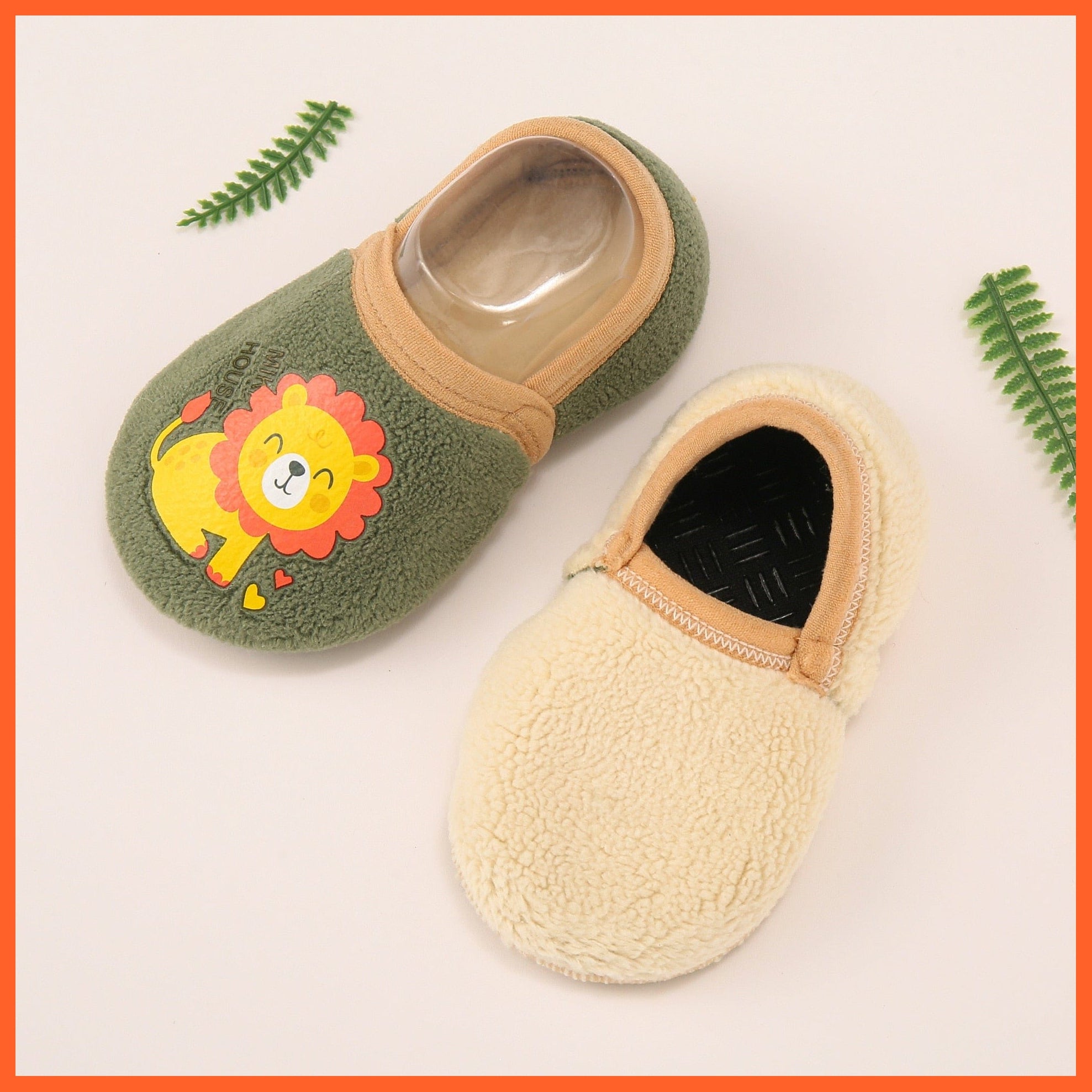 whatagift.com.au kids socks Cotton Rubber Slip-resistant Cartoon Infant Animal Kids Socks