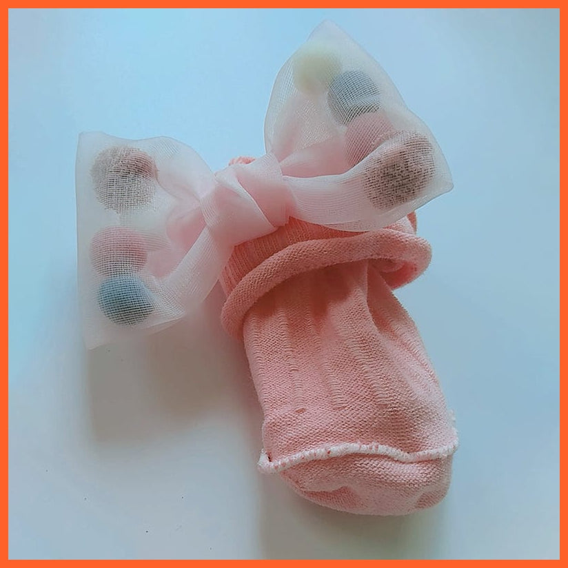 whatagift.com.au kids socks Cute kids Socks With Bow | Toddlers Girls Knee High Socks Infant Baby Leg Warmer
