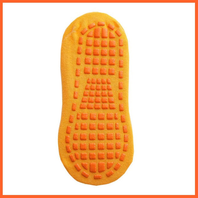 whatagift.com.au kids socks ginger / 5-12 Years old Kids adults Anti-Slip trampoline Cotton Breathable Short Sport Socks