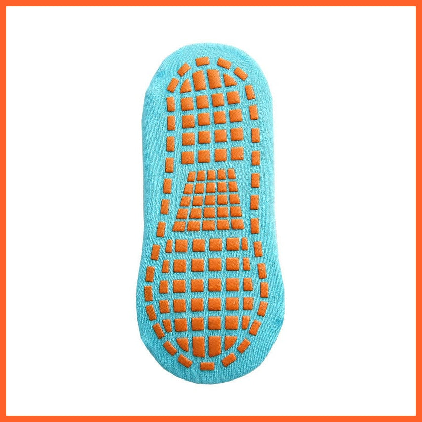 whatagift.com.au kids socks Kids adults Anti-Slip trampoline Cotton Breathable Short Sport Socks