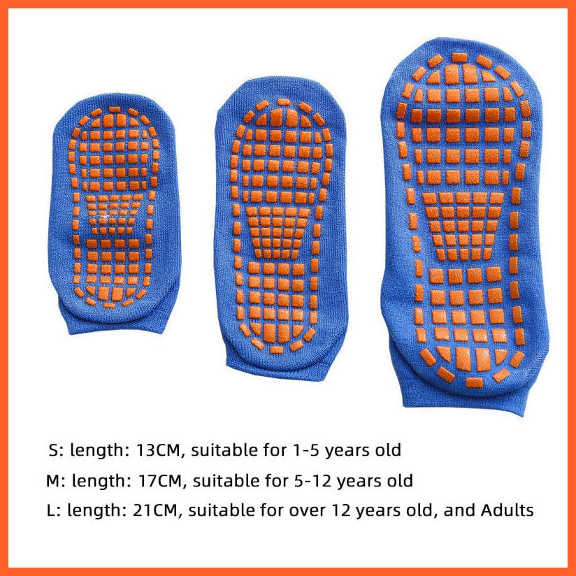 whatagift.com.au kids socks Kids adults Anti-Slip trampoline Cotton Breathable Short Sport Socks
