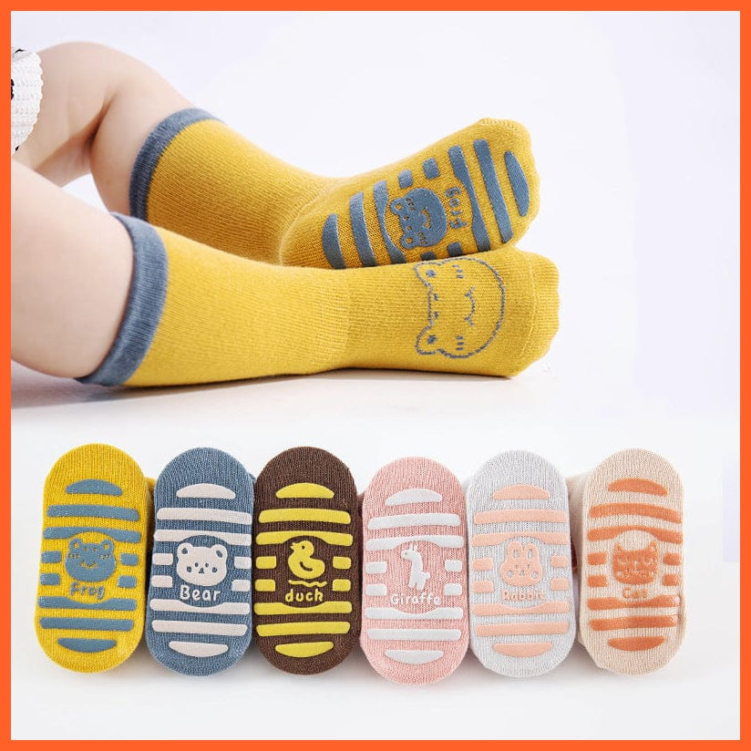 whatagift.com.au kids socks Kids Anti-Slip Sock Trampoline Sock Cotton Breathable Short Socks
