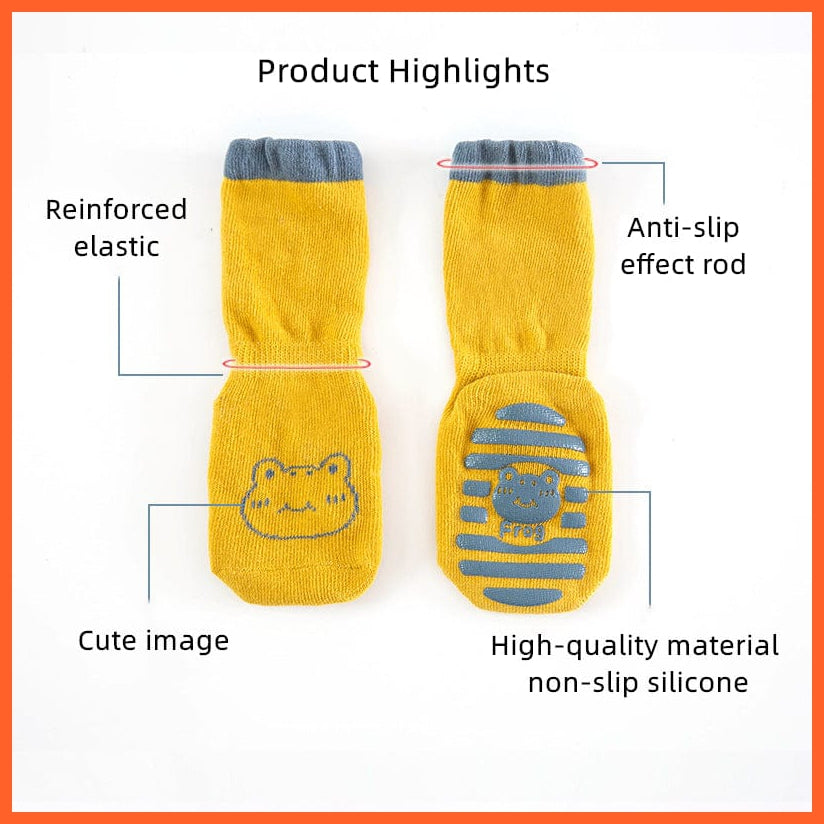 whatagift.com.au kids socks Kids Anti-Slip Sock Trampoline Sock Cotton Breathable Short Socks