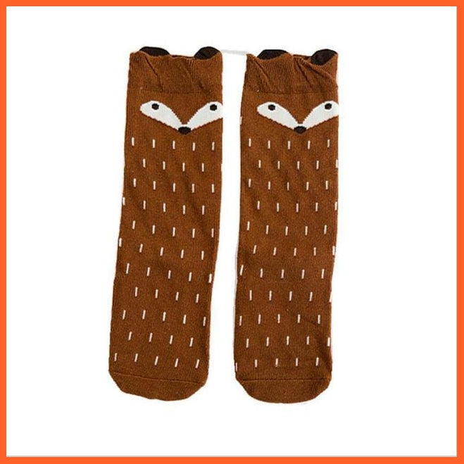 whatagift.com.au kids socks Kids Socks 1 / 0 To 1 Year Animal Baby kids Cotton Knee High Long Leg Warmers Cute unisex Toddler Socks
