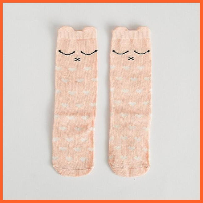whatagift.com.au kids socks Kids Socks 3 / 0 To 1 Year Animal Baby kids Cotton Knee High Long Leg Warmers Cute unisex Toddler Socks