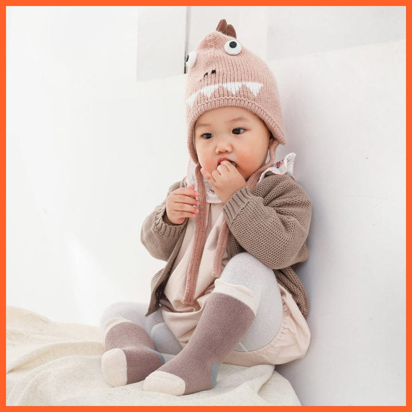 whatagift.com.au kids socks New Baby Toddlers Tube Socks | Cute Cartoon Warm Striped Children Socks