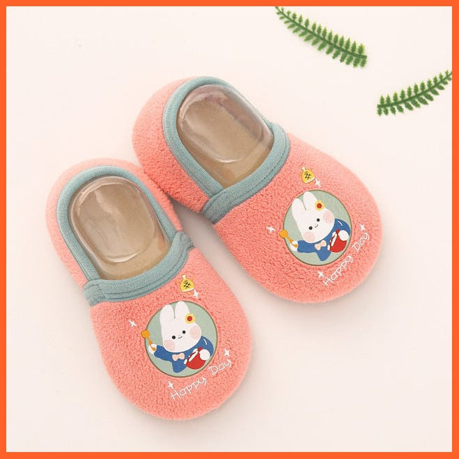 whatagift.com.au kids socks Pink / XS Cotton Rubber Slip-resistant Cartoon Infant Animal Kids Socks