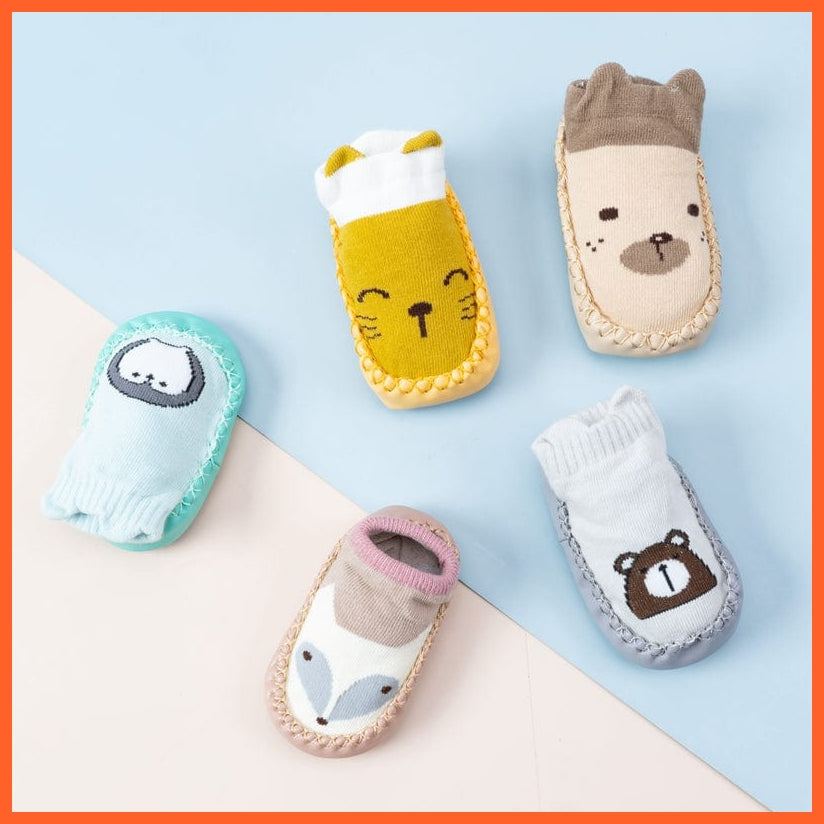whatagift.com.au kids socks Spring Fashion Cute Cartoon Cotton Toddler Animal Pattern Socks for Newborns