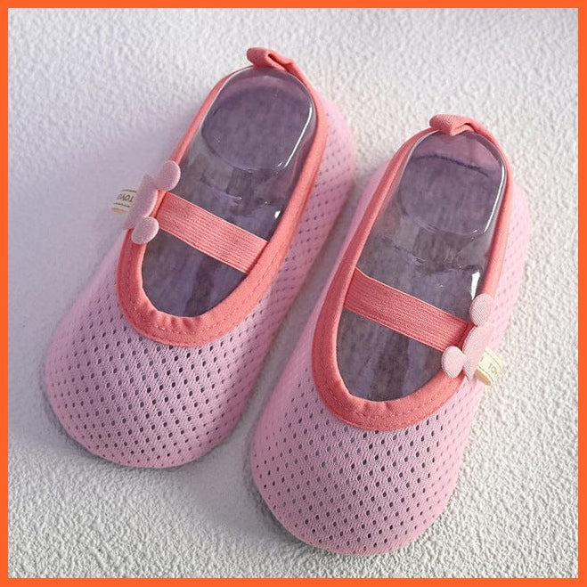 whatagift.com.au kids socks Style11 / XXS Baby Socks with Rubber Soles | Infant Newborn Summer Anti Slip Soft Sole Mesh Socks