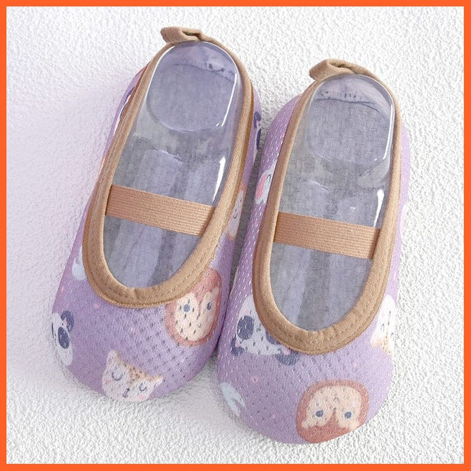 whatagift.com.au kids socks Style4 / XXS Baby Socks with Rubber Soles | Infant Newborn Summer Anti Slip Soft Sole Mesh Socks