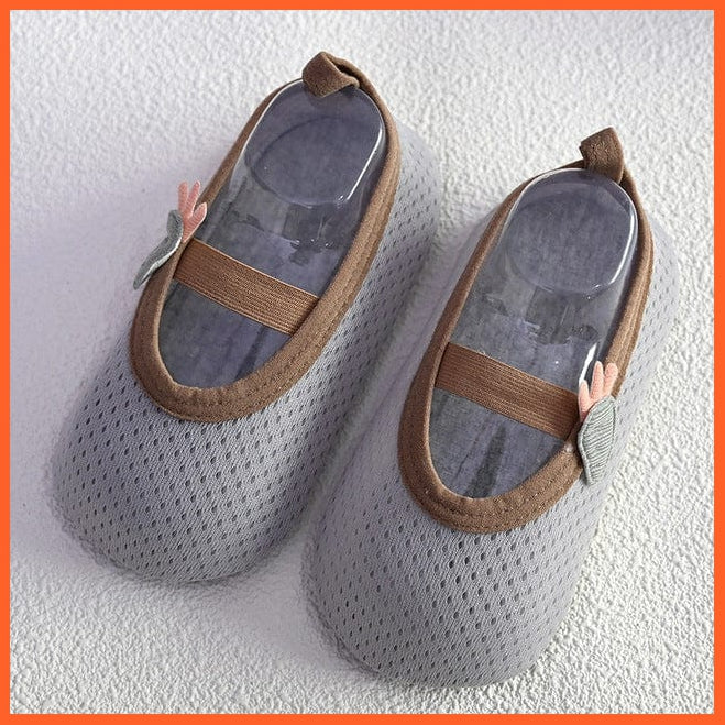 whatagift.com.au kids socks Style6 / XXS Baby Socks with Rubber Soles | Infant Newborn Summer Anti Slip Soft Sole Mesh Socks