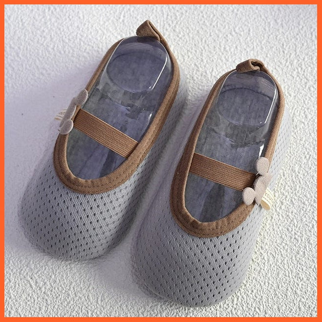 whatagift.com.au kids socks Style9 / XXS Baby Socks with Rubber Soles | Infant Newborn Summer Anti Slip Soft Sole Mesh Socks