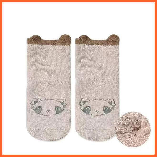 whatagift.com.au kids socks Thicken Style 4 / S(0-1Years old) Kids Anti-Slip Sock Trampoline Sock Cotton Breathable Short Socks