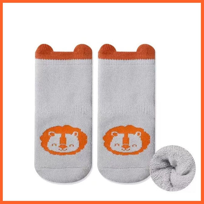 whatagift.com.au kids socks Thicken Style 5 / M(1-3Years old) Kids Anti-Slip Sock Trampoline Sock Cotton Breathable Short Socks