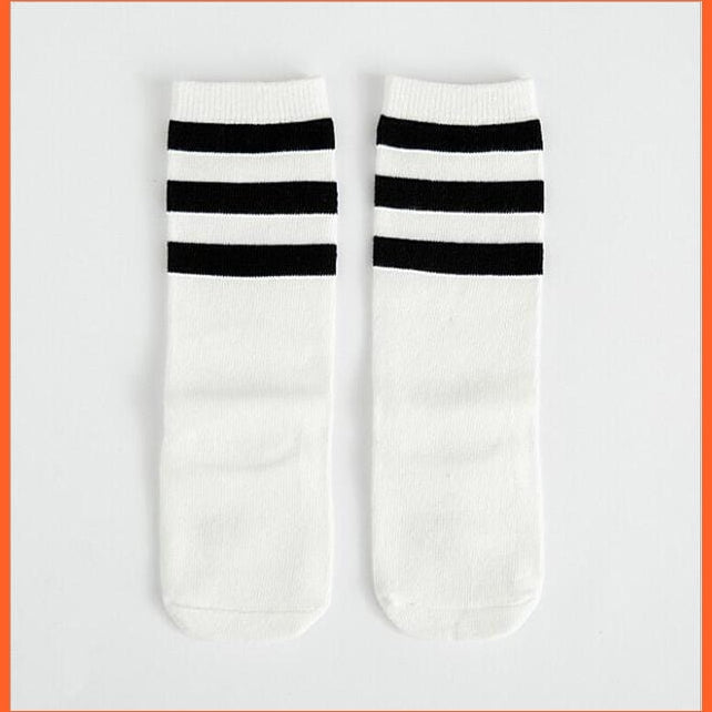whatagift.com.au kids socks White Black / 0 To 1 Year Animal Baby kids Cotton Knee High Long Leg Warmers Cute unisex Toddler Socks