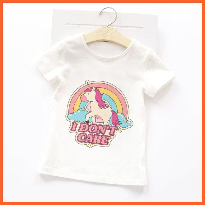 whatagift.com.au Kids T-shirts 16688 / 8T Summer Cartoon Animals Baby Kids T-Shirt | Cute Short Sleeve Printed Toddler Tee