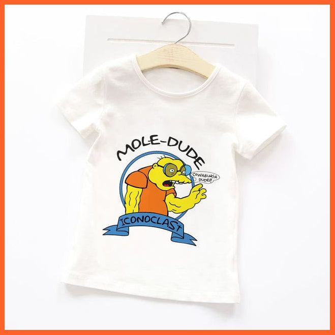 whatagift.com.au Kids T-shirts 16689 / 4T Summer Cartoon Animals Baby Kids T-Shirt | Cute Short Sleeve Printed Toddler Tee