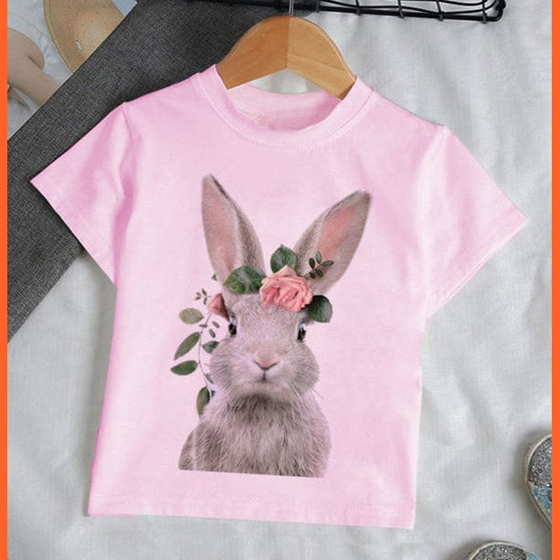 whatagift.com.au Kids T-shirts Baby Elephant Funny Streetwear Round Neck Cartoon Casual Kids T-shirt Tops