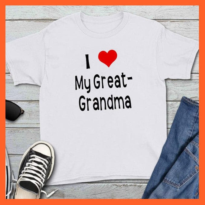 whatagift.com.au Kids T-shirts Back Off I Have A Crazy Grandma Print Kids T-Shirt | Letters Fashion Streetwear