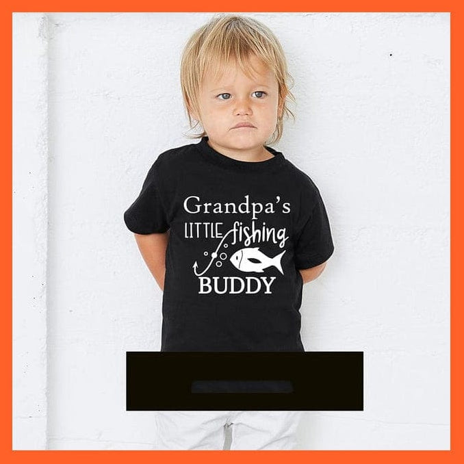 whatagift.com.au Kids T-shirts Back Off I Have A Crazy Grandma Print Kids T-Shirt | Letters Fashion Streetwear