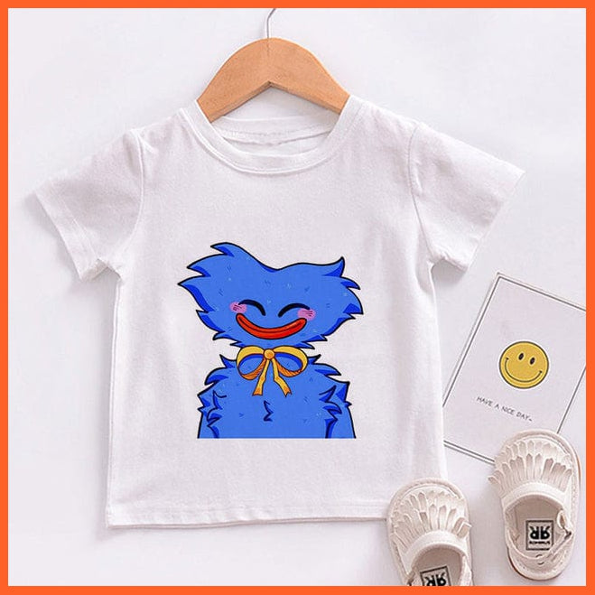 whatagift.com.au Kids T-shirts Copy of Unisex Cute Huggy Wuggy T-Shirt |  Graphic Print Kids Short Sleeve T-Shirts Tops