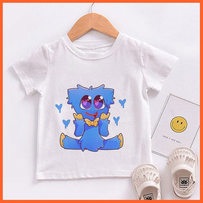whatagift.com.au Kids T-shirts Copy of Unisex Cute Huggy Wuggy T-Shirt |  Graphic Print Kids Short Sleeve T-Shirts Tops