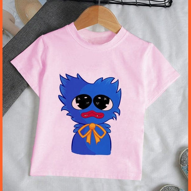 whatagift.com.au Kids T-shirts Copy of Unisex Cute Huggy Wuggy T-Shirt |  Graphic Print Kids Short Sleeve T-Shirts Tops