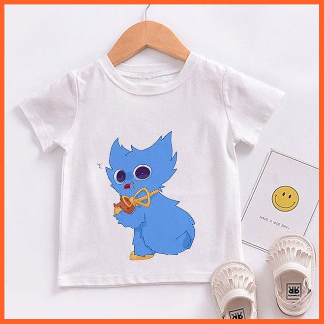 whatagift.com.au Kids T-shirts Copy of Unisex Cute Huggy Wuggy T-Shirt |  Graphic Print Kids Short Sleeve T-Shirts Tops
