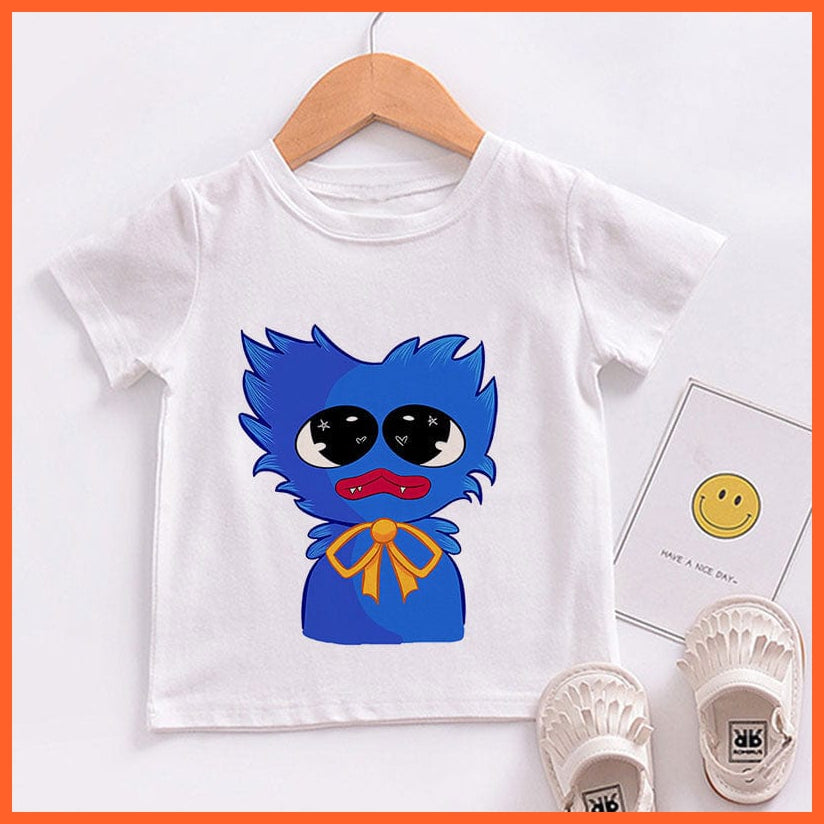 whatagift.com.au Kids T-shirts Copy of Unisex Cute Huggy Wuggy T-Shirt |  Graphic Print Kids Short Sleeve T-Shirts Tops