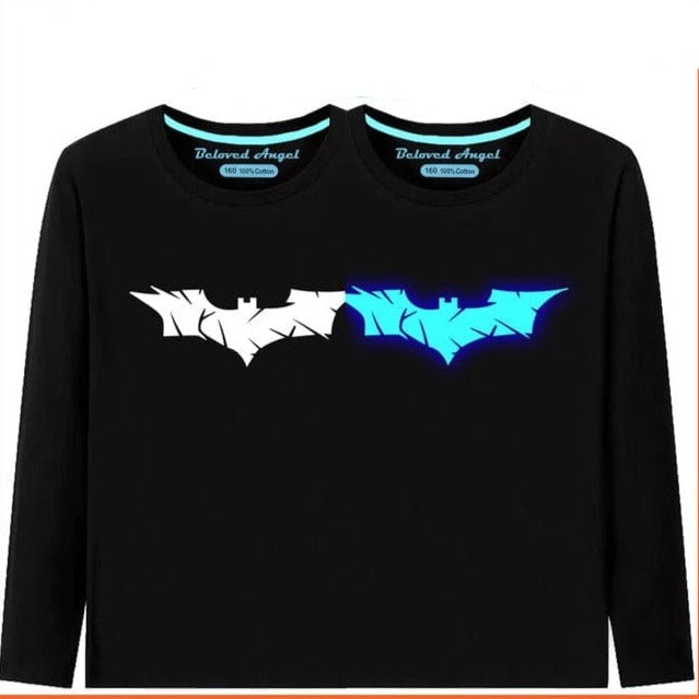 whatagift.com.au Kids T-shirts CTYGBF / 13 / China Kids 3D Print Luminous Cartoon Cotton Teen Costume Black T-Shirt