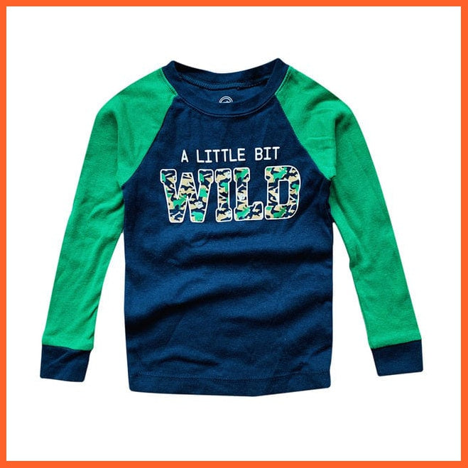 whatagift.com.au Kids T-shirts Spring Baby Long Sleeve Cartoon Printed T-shirt Cotton Girl Boy Kids Top Tees