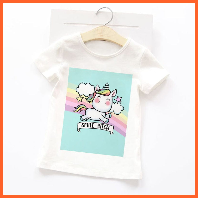 whatagift.com.au Kids T-shirts Summer Cartoon Animals Baby Kids T-Shirt | Cute Short Sleeve Printed Toddler Tee