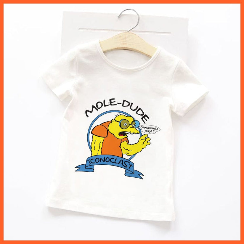 whatagift.com.au Kids T-shirts Summer Cartoon Animals Baby Kids T-Shirt | Cute Short Sleeve Printed Toddler Tee
