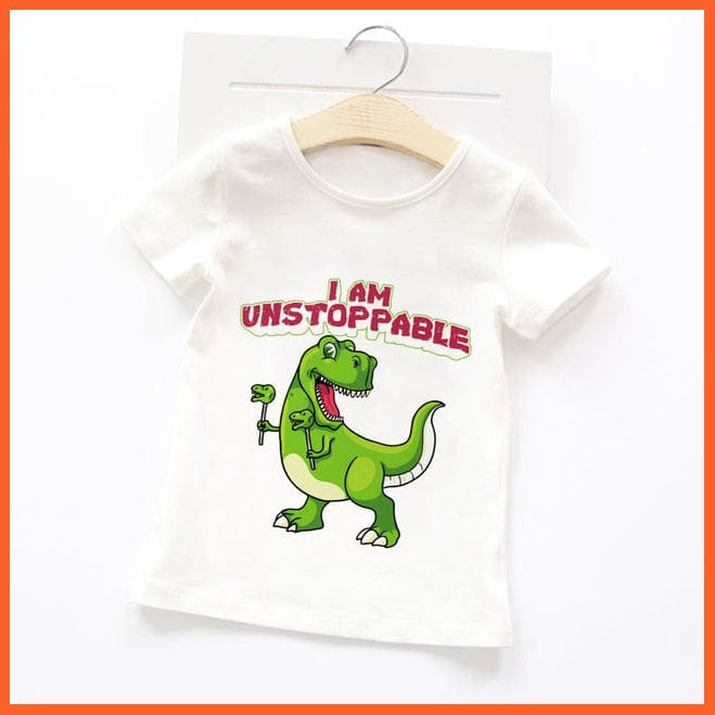 whatagift.com.au Kids T-shirts Summer Cartoon Animals Baby Kids T-Shirt | Cute Short Sleeve Printed Toddler Tee