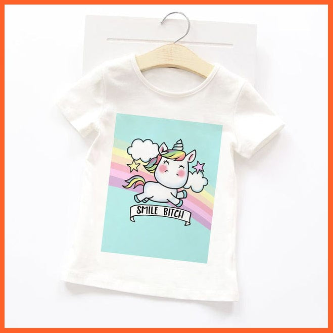 whatagift.com.au Kids T-shirts Summer Cartoon Animals Baby Kids T-Shirt | Cute Short Sleeve Printed Toddler Tee