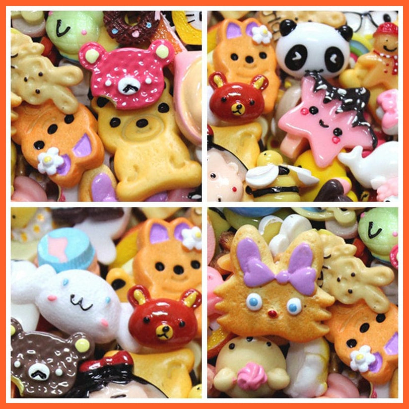 whatagift.com.au Kids Toys 10pcs Cute Mini Candy Donut Bread Doll Food Scale Dollhouse Miniature Cake Accessories Home Craft Decor Cake Kids Kitchen Toys