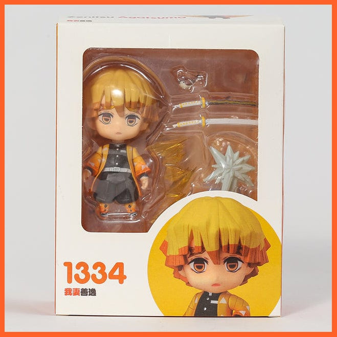 whatagift.com.au Kids Toys 1334 box Demon Slayer Zenitsu Agatsuma PVC Action Figure Collectible Model Toys