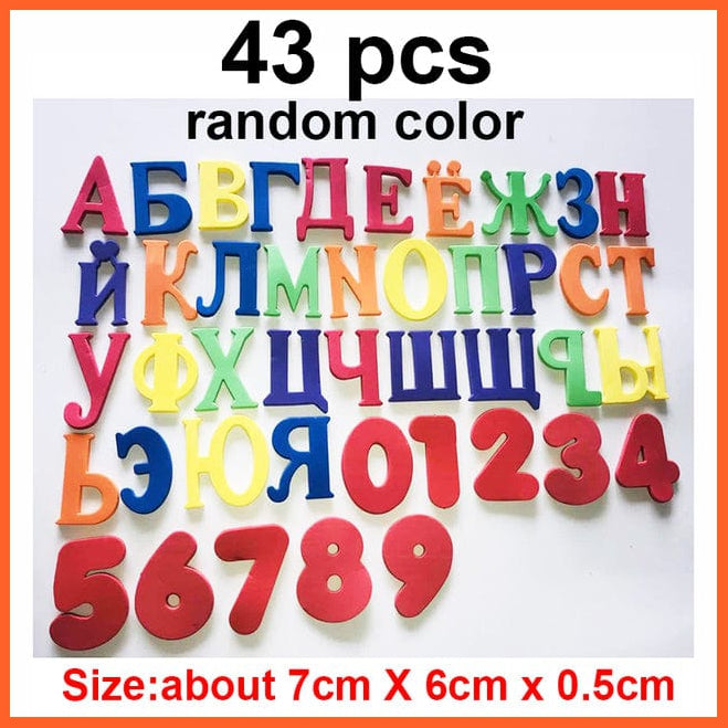 whatagift.com.au Kids Toys 43pcs Animals Alphanumeric Letter Puzzle Foam  EVA Education Bath Toys