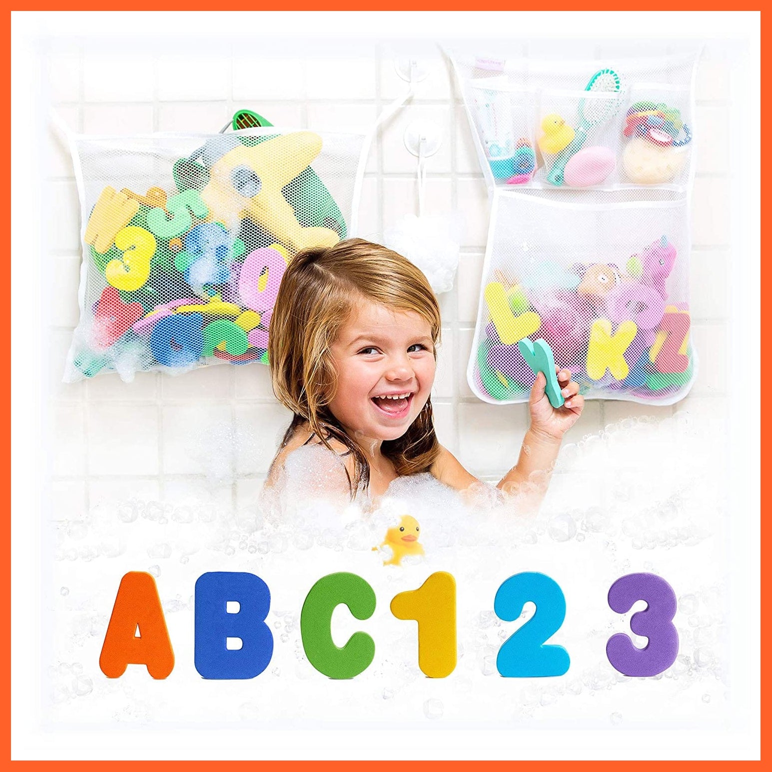 whatagift.com.au Kids Toys Animals Alphanumeric Letter Puzzle Foam  EVA Education Bath Toys