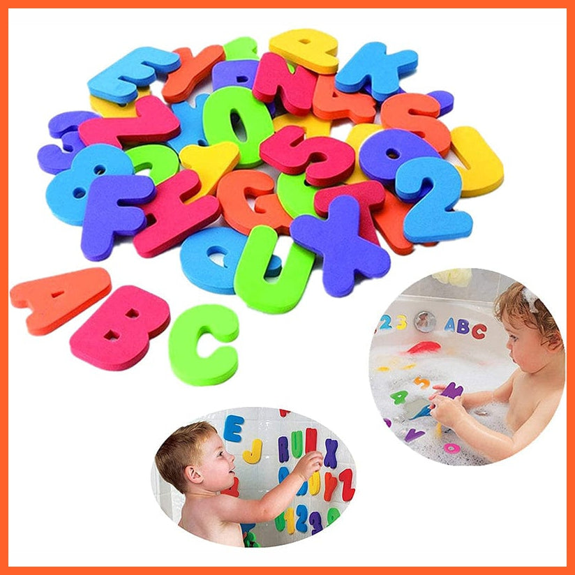 whatagift.com.au Kids Toys Animals Alphanumeric Letter Puzzle Foam  EVA Education Bath Toys