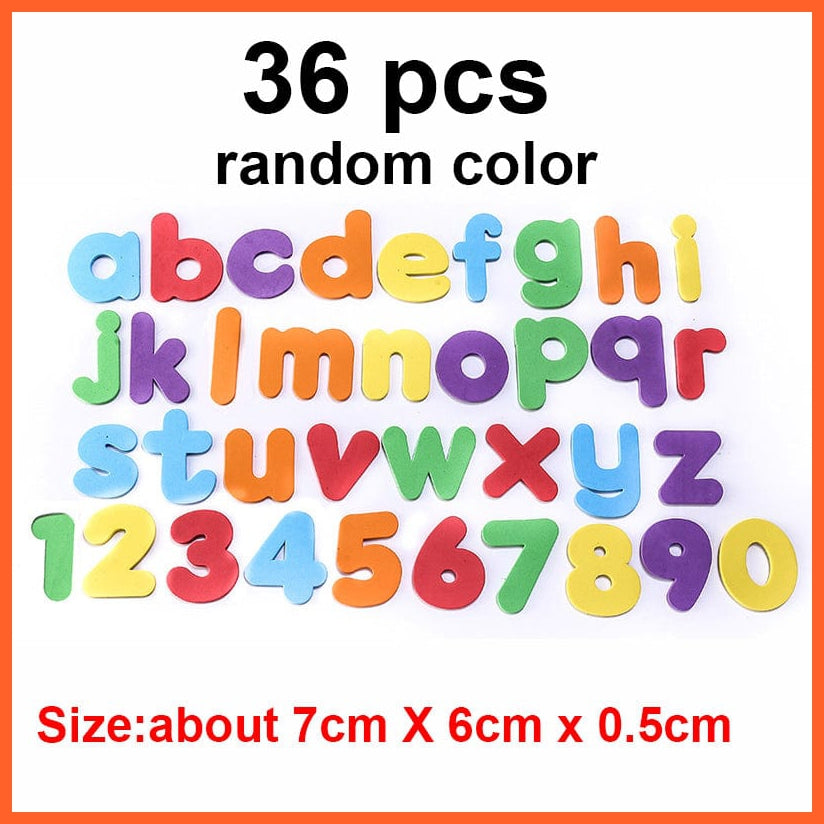 whatagift.com.au Kids Toys Animals Alphanumeric Letter Puzzle Foam  EVA Education Bath Toys