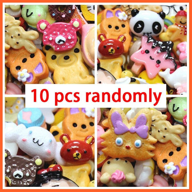 whatagift.com.au Kids Toys as picture 4 10pcs Cute Mini Candy Donut Doll Food Dollhouse Miniature Accessories Kids Toys