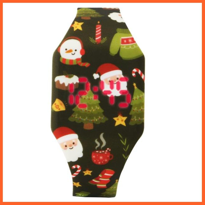 Cartoon Children'S Watches Cute Led Digital Watch Kids Dinosaur Jungle Print For Girls Boys | whatagift.com.au.