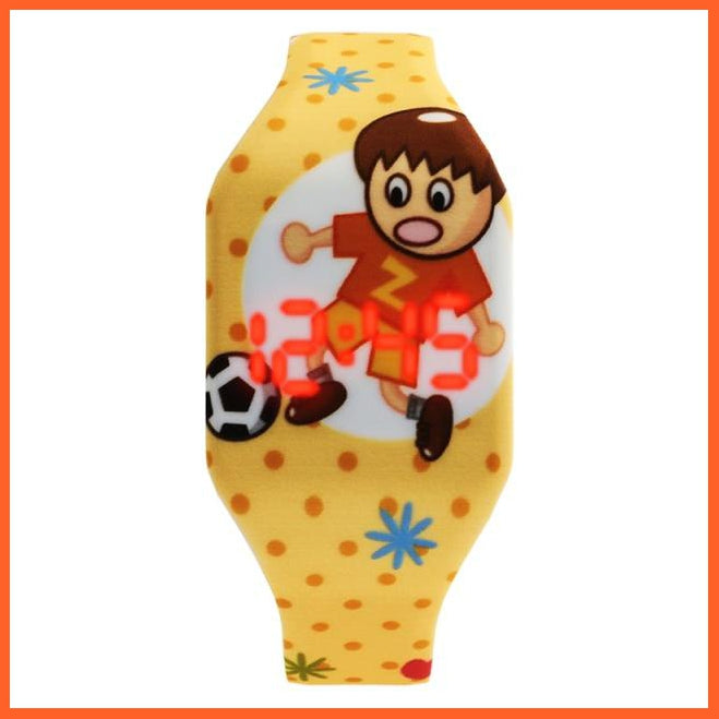 Cartoon Children'S Watches Cute Led Digital Watch Kids Dinosaur Jungle Print For Girls Boys | whatagift.com.au.