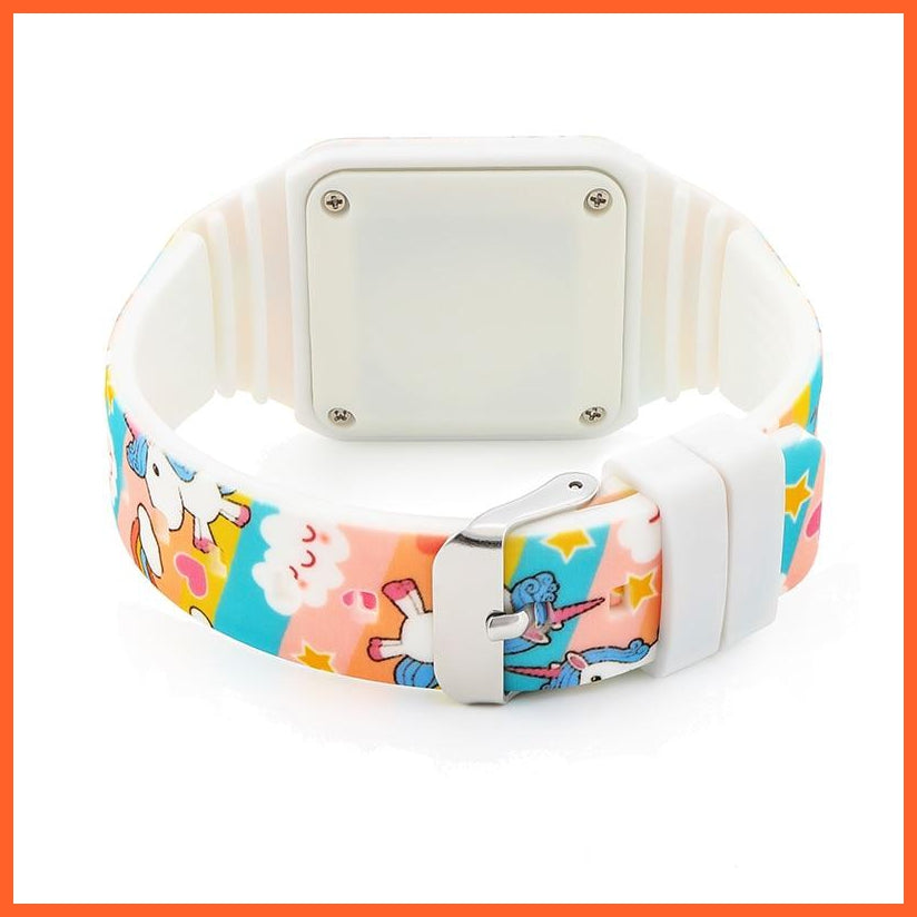 Unicorn Cartoon Children'S Watches Cute Girl'S Wristwatch Quartz  Gift For Kids Led Digital Display | whatagift.com.au.